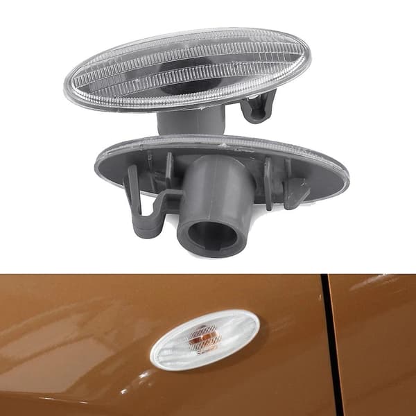Bil sidemarkeringslys skjermlys repeaterlampeindikator for Nissan Square Juke Leaf Note Micra M As shown