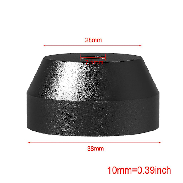 Vinyl Record Dome Adapter Universal 7\" 45rpm Turntable Aluminium Tillbehör