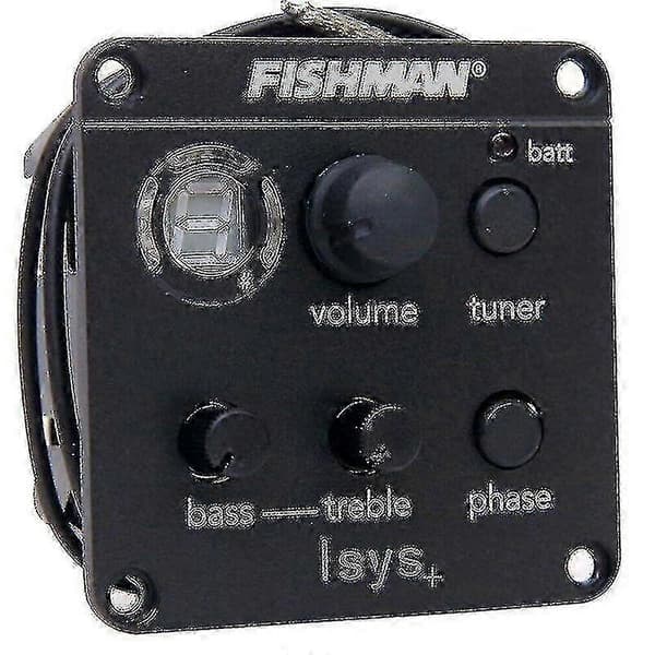 2024 Fishman Eq Tuner Piezo Mic Presys Blend Akustisk Gitar Pickup Preamp
