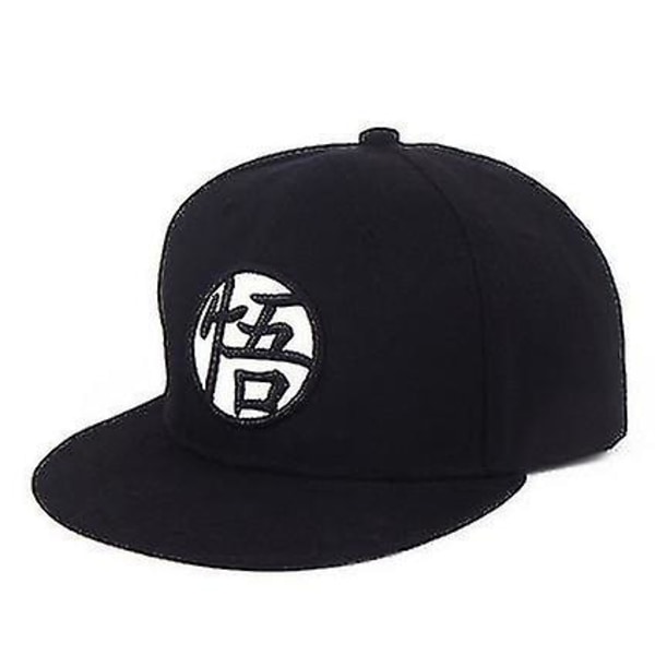 Anime Dragonball Justerbar Hiphop Snapback Cap Hat Black