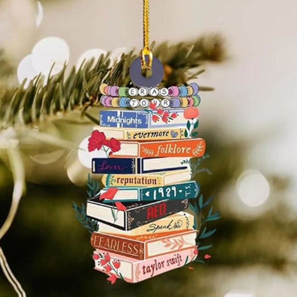 Taylor Swift-inspirerad hängande prydnad Julgransdekor Julfest Kreativ present till Swiftie-fans E