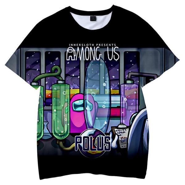 Among Us Series Tøj Børn Drenge Kortærmet T-shirt Summer Crew Neck Top A 3-4 Years