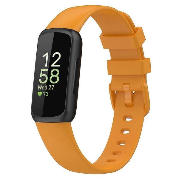 Fitbit Inspire 3 Kompatibel Silikone Urrem Yellow