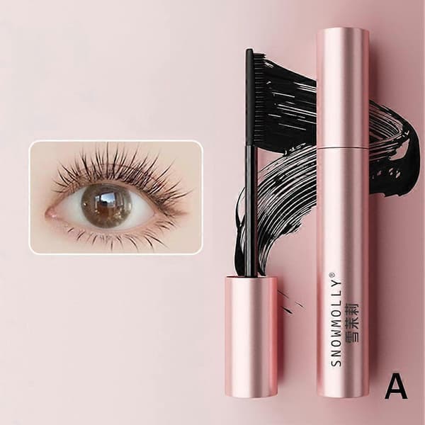 4D Silkefiber Mascara Ultrafin Forlenger Øyevipper Liten Børstehode Krøllende