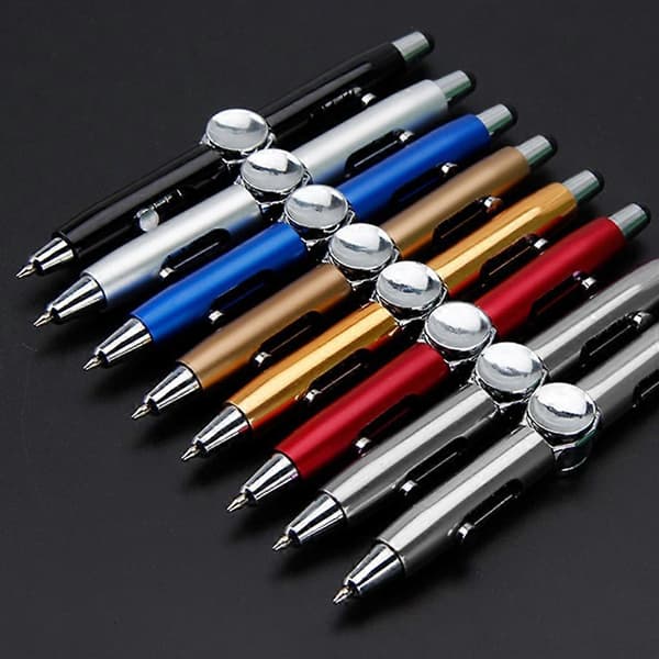 Roterende Pen til Børn og Voksne Læring Arbejde Langvarig Fidget Spinner til Sjov Silver
