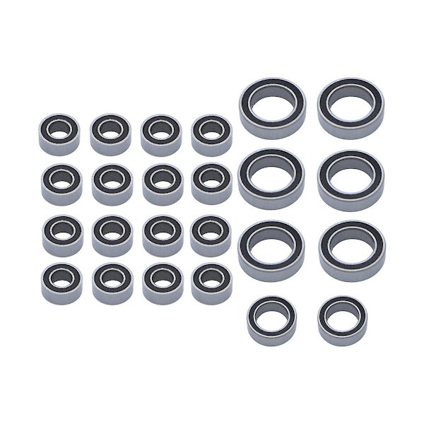 24st förseglad lagersats för Fms Fcx24 1/24 Rc Crawler Biluppgraderingsdelar Tillbehör Black