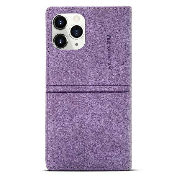 Magnetiskt läderfodral för iPhone 14 Plus Purple