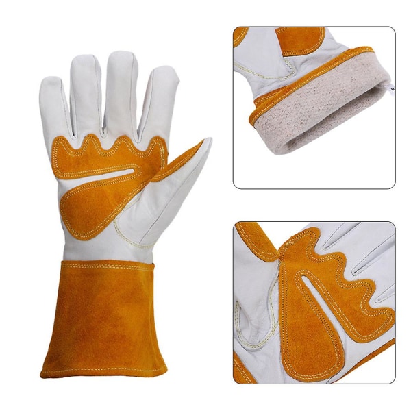1 par handsker Beskyttelseshandsker Udendørs arbejdshandsker L