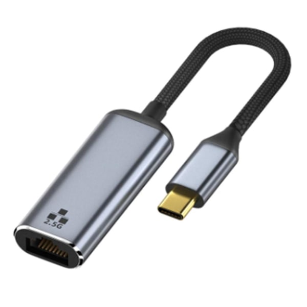 2500mbps 2,5g USB C Ethernet-adapter 2,5 Gigabit Typ C till Lan Rj45 nätverkskort för Pro USB 3.0 Ad As Shown