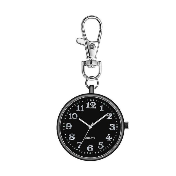 Mode unisex rund urtavla kvarts analog sjuksköterska medicinsk nyckelring Watch