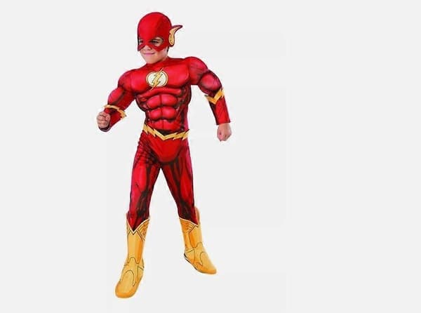 The Flash Muskelbryst Antrekk Kostyme B L