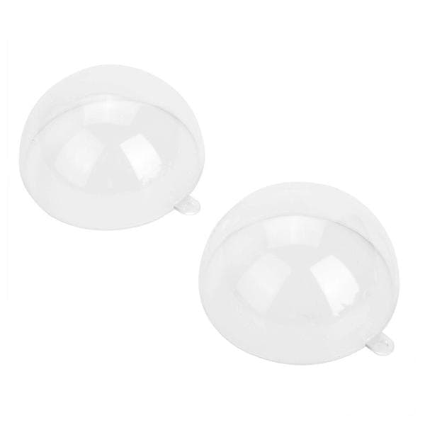 20 stk. klare fyllbare pyntkuler DIY plastkuler juletrepyntkuler (5 cm) _Spesiell gave