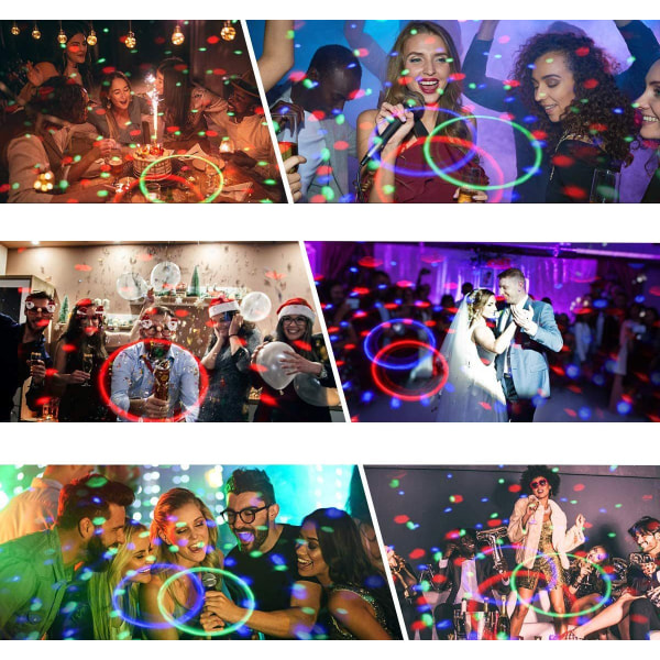 LED disco pallo 5W disco lamppu juhlavalo valotehoste lavavalo