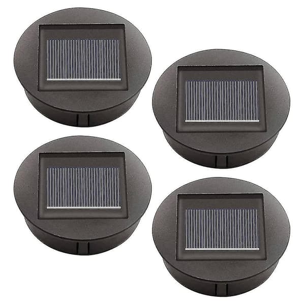 4 stk. solcellelamper med LED-pærer, solcellelamper med LED-pærer, solcellelamper