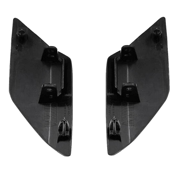 2 stk Venstre + Højre Forkofanger Forlygte Sprinklerdyse Jet Cover Caps Til Golf Vi 6 Mk6 5k0955109c Black Grey