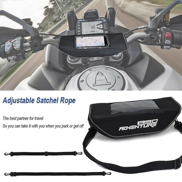 Til Ktm 890 Adventure R 890adv 890 2020 2021 2022 2023 Motorcykel styrtaske Vandtæt styr rejsenavigationstaske no logo