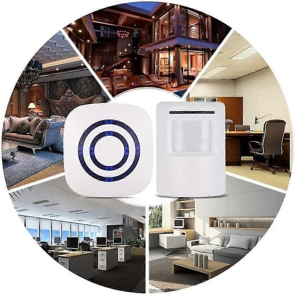 Passage Alarm, Store Bell, Wireless Alarm System with Motion Detector