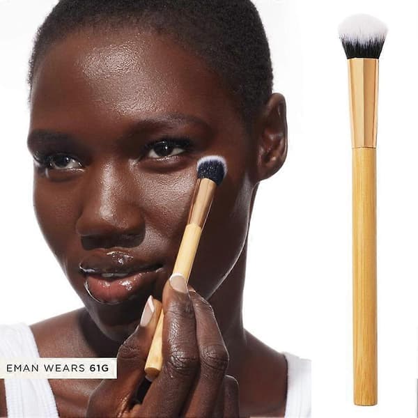 Professionell Concealer Makeupborste, Mjuk Borst Ögonborste Sminkverktyg 2pcs
