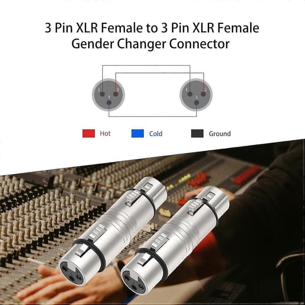 Hun til Hun, 3-bens Hun til 3-bens Hun Adapter, Adapter, 3-bens Køn