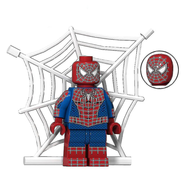 8kpl/ set Superhero Series Minihahmot Rakennuspalikat, Venom Spiderman Mini Toimintahahmot Lelut Fanit Lahjat 3 vuodeksi + Lapset Pojat Tytöt