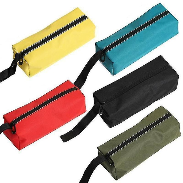 Oxford Tool Storage Bag Nyckel Dragkedja Pocket Organizer Case Verktyg Pouch Hot black large