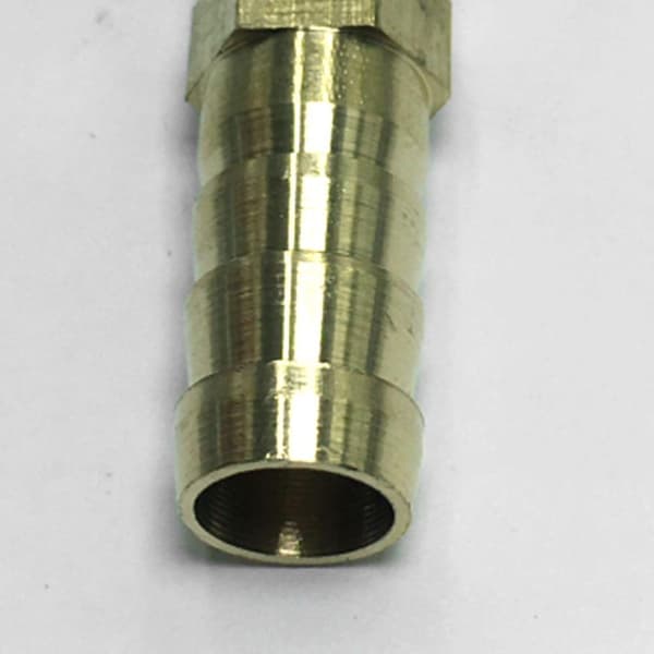 Kopplingsadapter för slang i mässing, hane, 10 mm