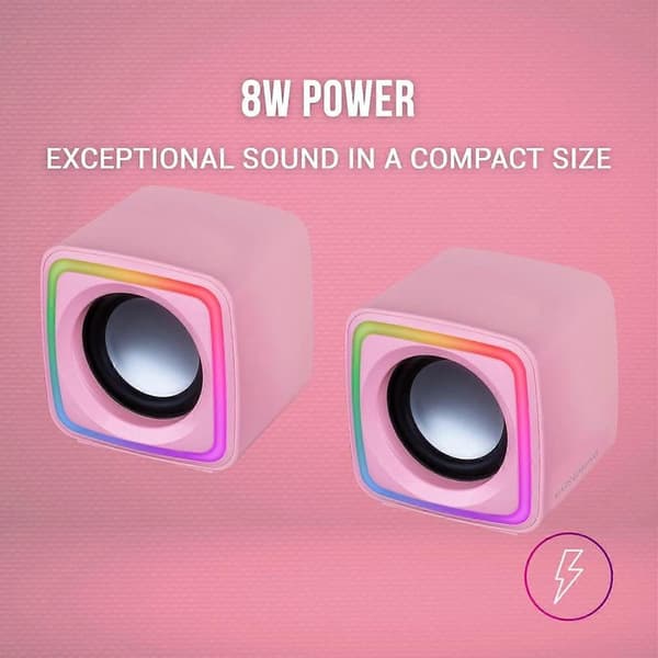 RGB gamerhøjttalere 8W DSP-lydprocessor