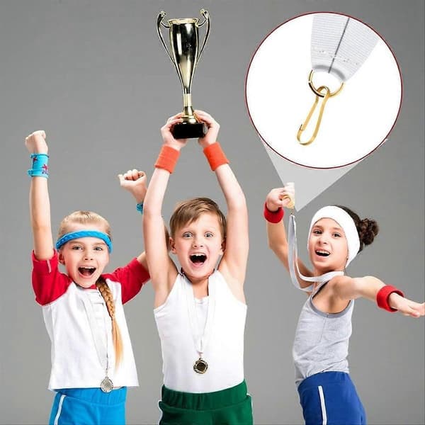 100 st Halsband med Snäppklämmor Medalj Solid Pris Snoddar B