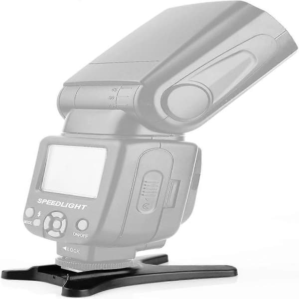 Kamera Flash Stand Flash Speedlight Flash Shoe Mount Stand med 1/4\" Metal Tripod Gevind til