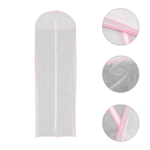 Rosa klänningsväska skyddsfodral för non-woven plaggförvaring