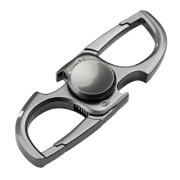 Holdbart håndspinnerlegetøj Fidget lommlegetøj til voksne studerende angstlindring Black