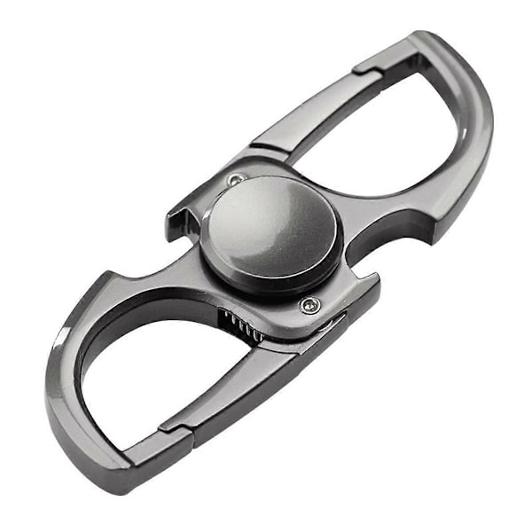 Holdbart håndspinnerlegetøj Fidget lommlegetøj til voksne studerende angstlindring Silver
