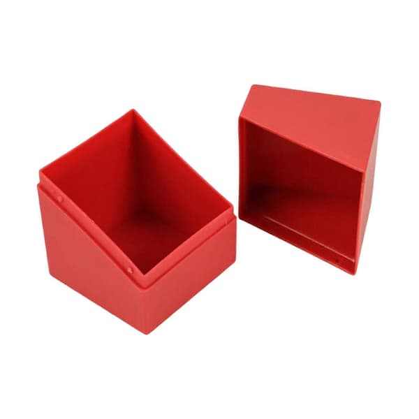 Oppbevaringsboks for samlekort, holder 100 solide kort for TCG Red
