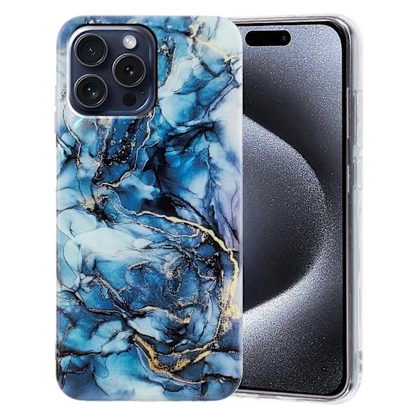 IMD Marmor TPU Telefon Cover til iPhone 16 Pro Grey
