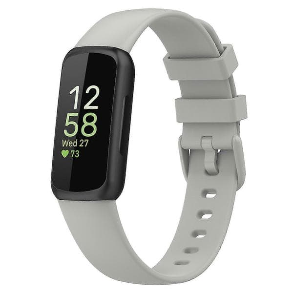 Fitbit Inspire 3 Kompatibel Silikone Urrem Rock Gray