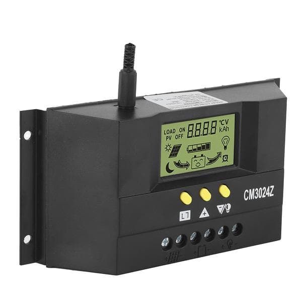 12V 24V 30A Solar Charge Controller PWM LCD-display til hjemme-, industri- og kommerciel brug