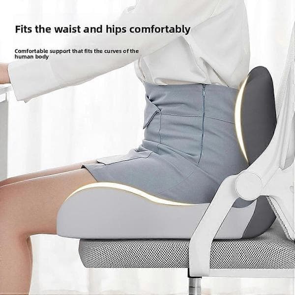 BEBAS Ergonomisk Svankstödskudde i Memory Foam för Bil, Kontorsstolar och Rullstolar