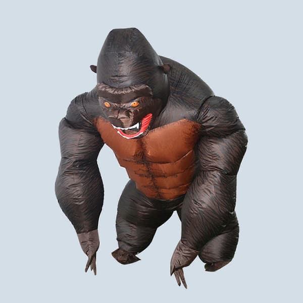 Cosplay Kostume til voksne Voksen Performance Kostume til voksne mænd kvinder Brown S