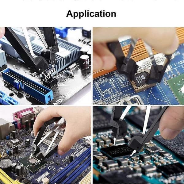 2 st IC-chip svetsverktyg rostfritt stål