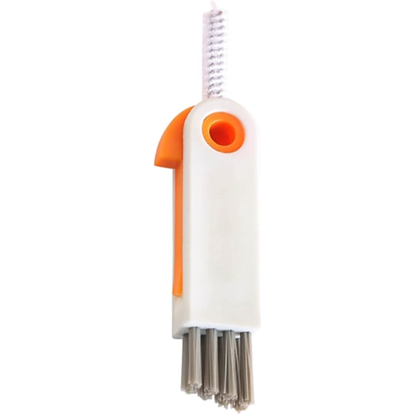 Cap Detail Brush Various Bottle Mouth Cup Cleaning Crevice Brushes Kitchen Scouring Brush for (White, One Size)