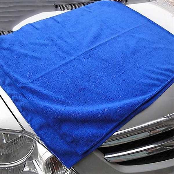 20 stk. Absorberende Mikrofiber Håndkle Bilpleie Hjem Kjøkken Vask Rengjøring Vaskeklut Blå