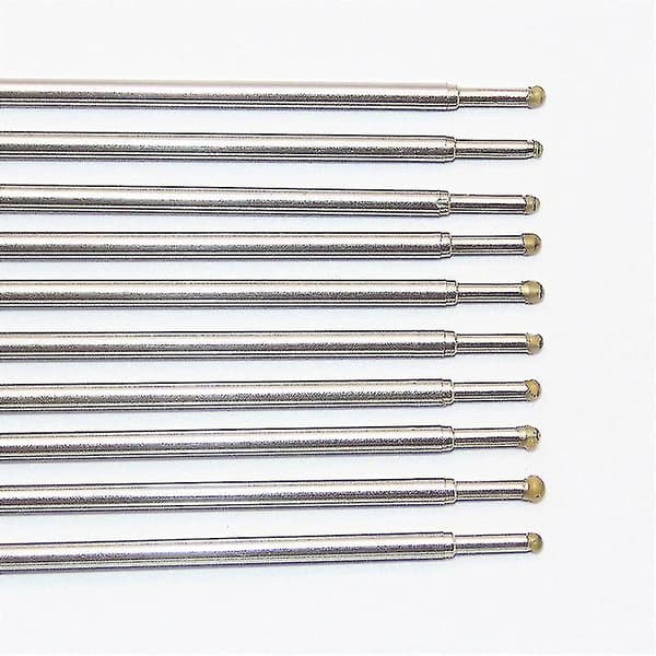10 X Kuglepen Refills Blæk Medium & Sort Wf Hfmqv Black