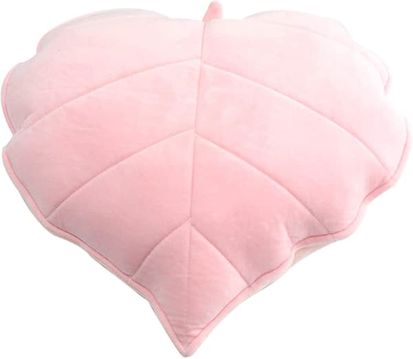 3D Blade Husstand Sofa Pude Dekoration Light Pink