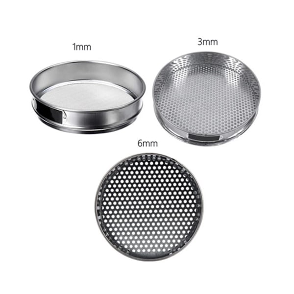 Have Sieve til havearbejde - Multifunktionel have sigte med forskellige størrelser til sortering af jord, sten og kompost