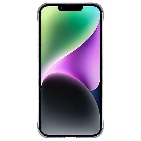 Kompatibel med iPhone 15 Plus-deksel Rammeløst Hardt PC-telefondeksel med hudfølelse Grey