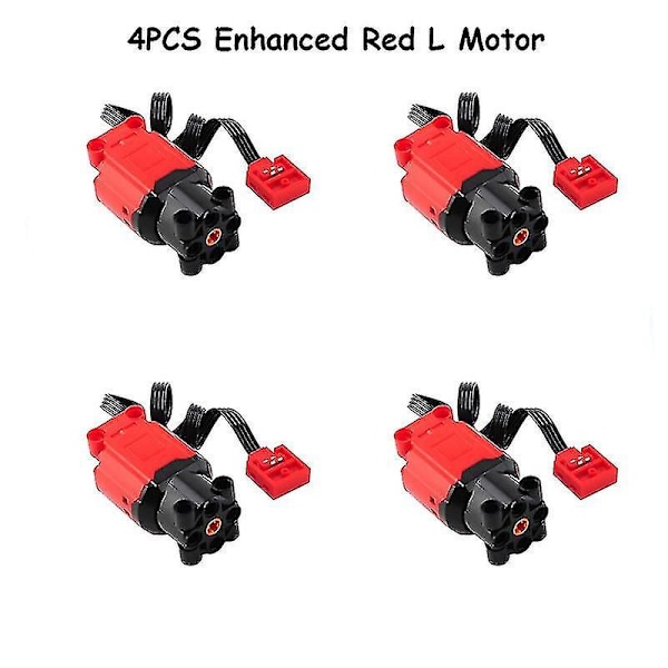 Moc Power Functions Motorpakke M/l/xl/servo Motor Mould King Forbedret Aa Aaa Batteriboks Tekniske Dele Diy Bil Lastbil Power Up 4 L red