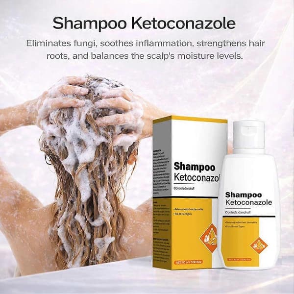Anti-skælshampoo med 1% Ketoconazol, frisk aroma, 90 ML