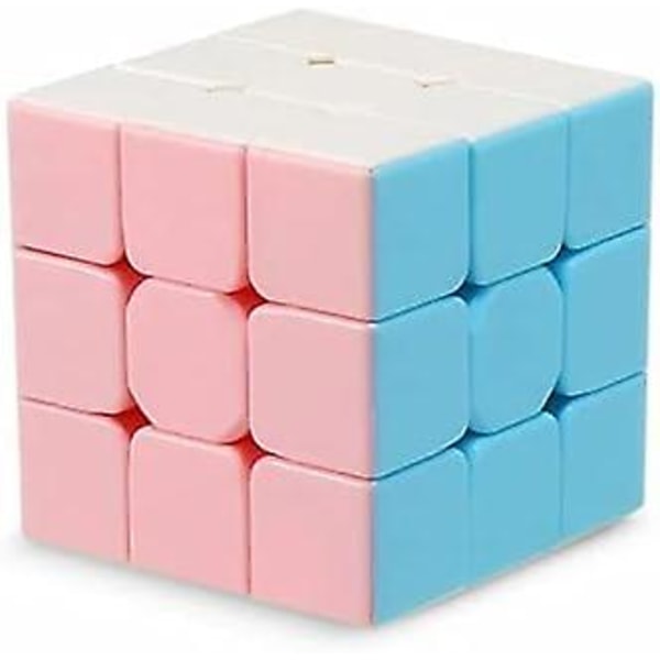 Macoron 3x3x3 Speed Cube, Rosa Overflate Profesjonell Glatt Magisk Terning, Klistremerkefri Frosted Holdbar 3D Puslespill Leker