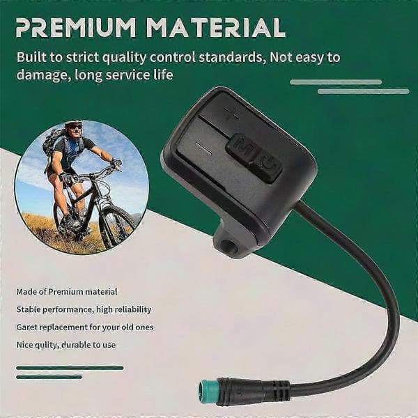 Til Bafang Mid Drive Motor 5Pin 860C LCD Farvedisplay Afbryderknap