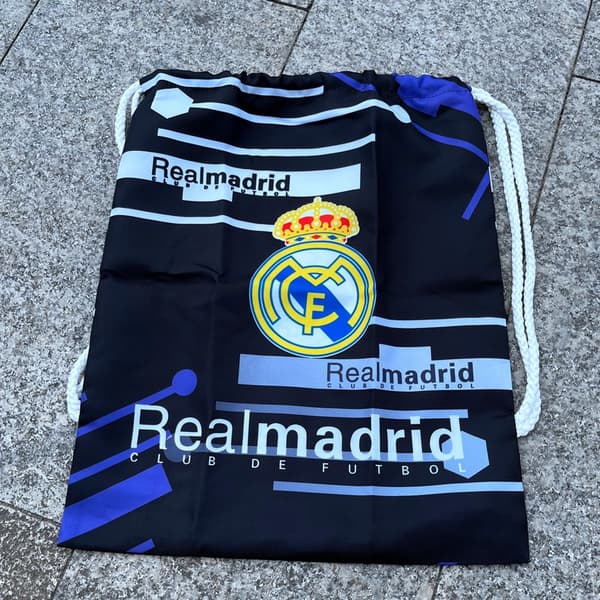 VM i fodbold snørepose snøre opbevaringspose (Real Madrid sort)